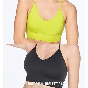 Bundle PINK bralettes XS. ANY 2 $17